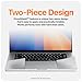 UPPERCASE GhostShield Premium Palm Rest Protector Skin Cover Set, Scratches and Wear Protection, Compatible with MacBook Pro 16