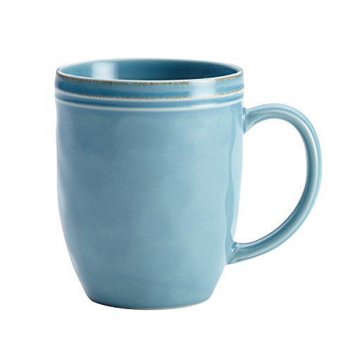 Rachael Ray Cucina Stoneware Dinnerware Set, 16-Piece, Agave Blue #TOP4