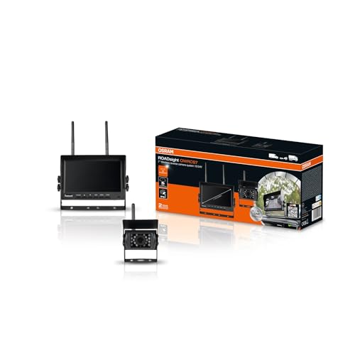 OSRAM Sistema di telecamere per retromarcia Wireless ROADsight, OWRCS7, Monitor