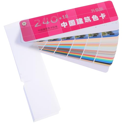 FOMIYES Campioni Colori Vernice Standard Nazionale Strumento di Corrispondenza dei Colori per Progetti di Pittura Professionale Campioni Portatili per Abbinamento Preciso