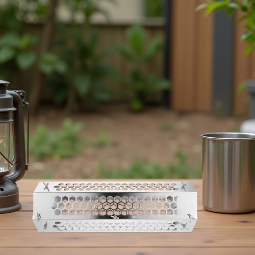 Grille de cheminée anti-étincelles pour sécuriser le poêle extérieur - 7
