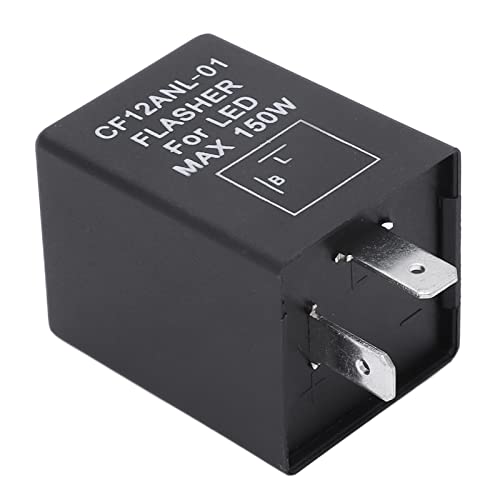 relé de pisca led, compacto 12v 2 pinos escudo resistente 10a relé de sinal de volta resistente ao i