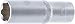 Produktbild BGS 2947 | Steckschlüssel-Einsatz Super Lock, tief | 12,5 mm (1/2") | SW 17 mm | lang | Wellenprofil | CV-Stahl