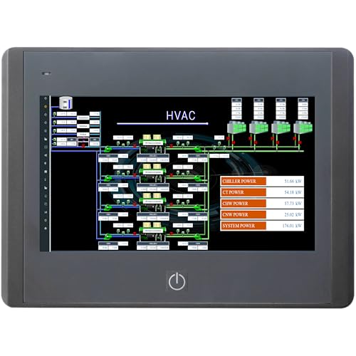 Image of Human-Machine Interface | nHMI-07L 7 inch 800x480 Resistive Touchscreen, ARM 9 400MHz, IP65 Front, USB 1.1 /2.0, RS232 /422 /485, 10 /100 Ethernet, Isolated 19.2-28.8V Power