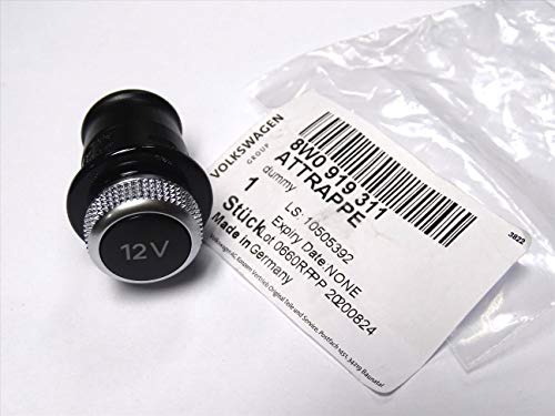 Tappo di Copertura per Accendisigari per Auto 4H0919311, KIMISS 12V Cromato per Presa Accendisigari per Auto Parapolvere di Ricambio per A3 A8