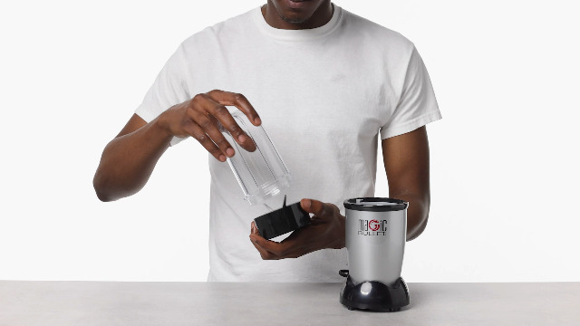 Nutribullet Magic Bullet MBR-0328 - Frullatore Compatto 200W, Senza BPA, Grigio - Foto 3