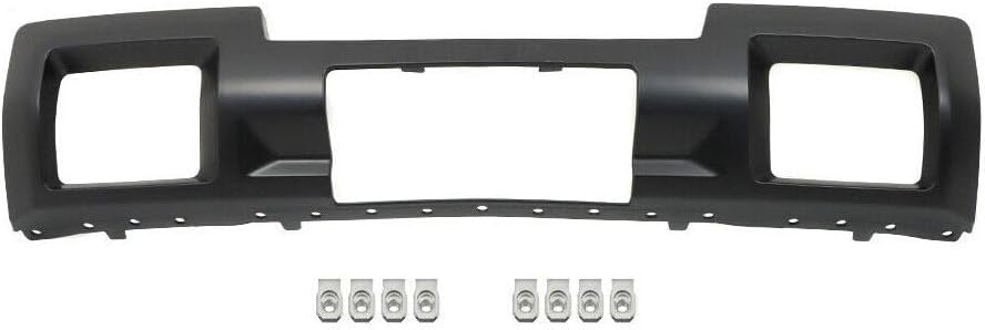 OKJHFD For GMC for Sierra 2500HD/3500HD 2015-2019 Front Bumper Black Plastic 1 X Skid Plate GM1053104C 23178780 23178964 GM1053103C 23178779 HP76653