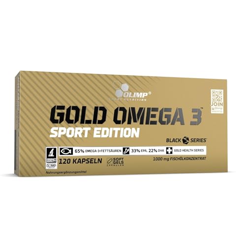 OLIMP- Gold Omega 3 Sport Edition (120 Kapseln)., 8.98 €