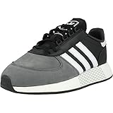 Trainer Schuhe adidas Originals Marathon Tech Schwarz/Grau (Black/Grey Six) Leder 44&frac23; EU