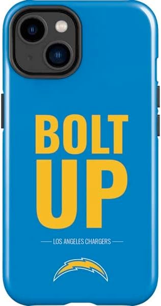 Skinit Impact Phone Case Compatible with iPhone 15 - Officially Licensed NFL Los Angeles Chargers Zone Block Design