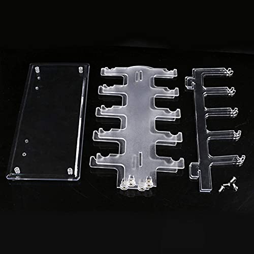 Fazmoss 2Pc Sunglasses Rack Glasses Holder 4 Row 20 Pairs Eyeglasses Acrylic Eyewear Display Stand #TOP4