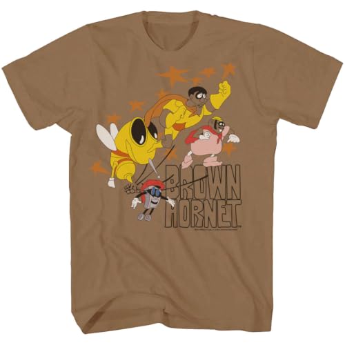 Animation Shops Fat Albert: Brown Hornet T-Shirt (X-Large) Brown
