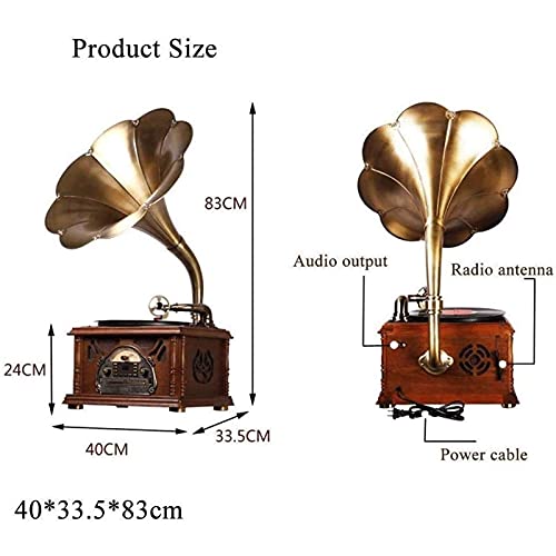 YAMMY Tourne-Disque rétro, Hi-FI & Home Vintage Retro Classique Gramophone Phonographe Forme Stéréo Haut-Parleur Système… - Les Beatles, Paul McCartney, John Lennon, RIngo Starr, George Harrison YAMMY Tourne-Disque rétro, Hi-FI & Home Vintage Retro Classique Gramophone Phonographe Forme Stéréo Haut-Parleur Système… – Image 3