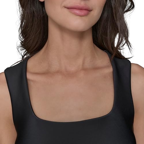 Image of Karl Lagerfeld Women's Floral Square Neck Sleevelss Sheath Dress