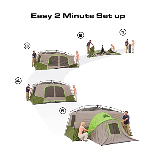 Carpa para camping instantánea de 11 personas 14x14 pies miniatura 5