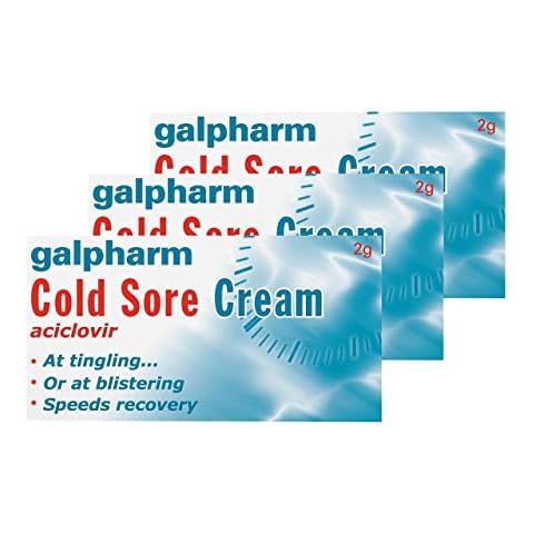 Galpharm Cold Sore Cream 2g x 3 Packs Cover