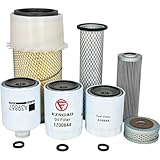 EZROAD Maintenance Filter Kit Compatible with Case 580B w/L 4 3.1L 3081cc A146696 51760 A42242