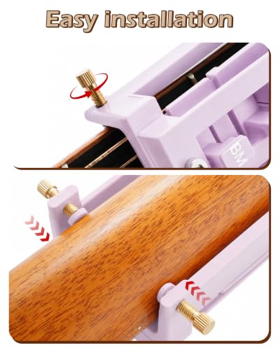 Image of Portable Guitar Chord Presser, Guitar Chord Helper And Trainer for Acoustic Guitar, Guitar Learning Tools for Beginners and Arthritis Player, Develop Confidence Quickly,wihte no clip