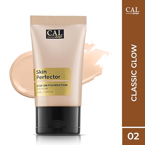 Image of CAL Losangeles Skin Perfector Stay on Liquid Foundation Tube Foundation for Women Dewy Finish, Lightweight, Waterproof For Nourishing Skin & Oil Control (Classic Glow)