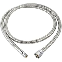 46174000 Grohe Kitchen Faucet Hose Replacement, 59 Inches StarLight Chrome Finish, Ladylux Metalflex Hose For Grohe K4 K7, Bridge and Ladylux Cafe, Alira Sink Faucet