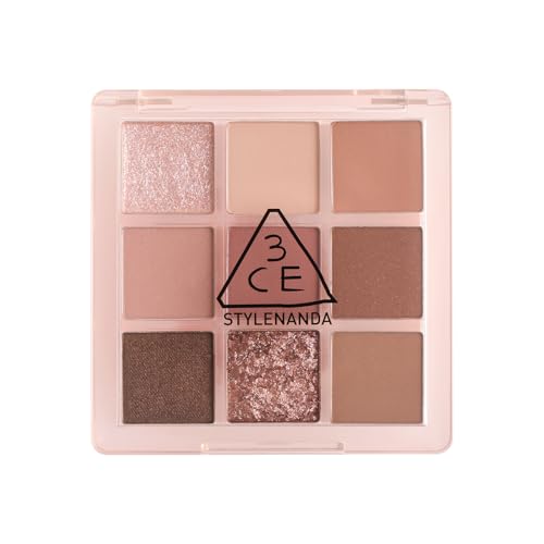 3CE Multi Eye Color Palette #SOME DEF with Eyeshadow Brushes 4ea 1 Count (Pack of 1)