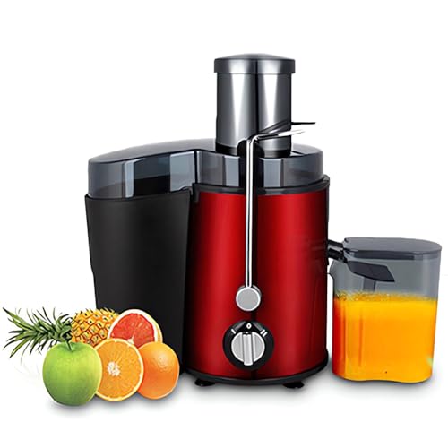 MIIKHI Slow Masticating Juicer, Cold Press Juicer with 65mm Large Feed Chute, 2 Speed Settings, Slow Juicer Machine Quick Juicing for Whole Fruit and Vegetable B (B)