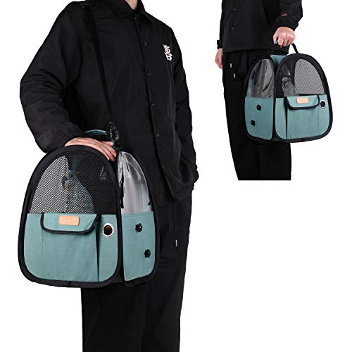 Akinerri Birds Travel Carrier, Small Bird Travel Bag, Transparent Breathable Travel Cage Bird Parrot Carrier, Include Perch And Bottom Tray #TOP3