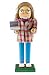 Clever Creations Software Developer Nutcracker | Developer Nutcracker Comes with Laptop and Cellphone | Wearing Plaid Shirt, Glasses and Headphones | Developer Nutcracker Stands at 10" Tall