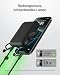 Belkin Powerbank 10.000 mAh, Powerbank mit 2 USB-C-Anschlüssen, Handyakkus mit Digitale Akkuanzeige, 20 W Leistung für iPhone-Serie 16/15, Samsung Galaxy S25/S24, Pixel 9, iPad usw. – Schwarz