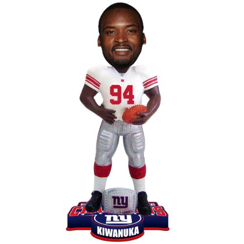 Bobblehead NFL New York Giants Super Bowl XLVI decorativo para despacho de coleccionistas