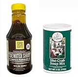 Food for the Southern Soul Tidewater Shrimp Sauce & She-Crab Soup Mix Bundle, 18 fl...