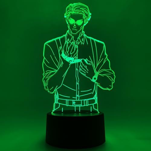 Otaku Lamps Jujutsu Kaisen - Kento Nanami (Shibuya) Anime Night Light, 16 Color RGB LED – Gift for Otaku