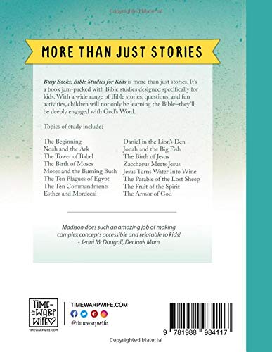 Busy Books: Bible Studies For Kids thumb #1