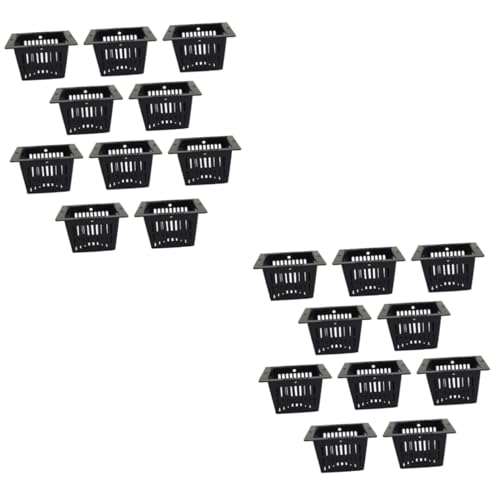 Yardenfun Lot de 2 Pots de Culture Hydroponique pour Légumes Plantes Pots de Culture Hors Sol Jardinage Hydroponique Orchidées Tomates Poivrons 10 Pièces