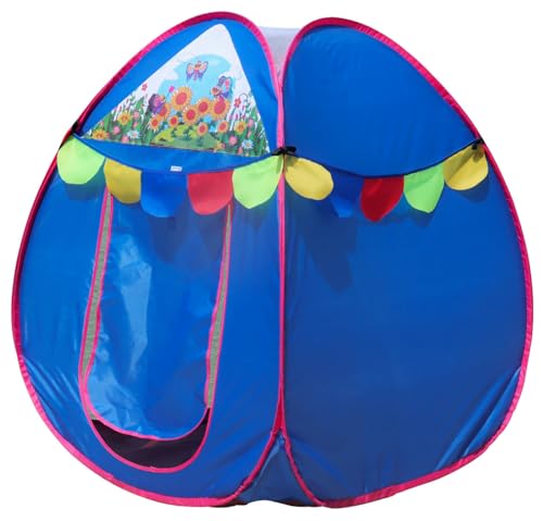 Image of Homecute Igloo Type Foldable Popup Small Size Kid's Toys Play Tent House for Indoor & Outdoor, Suitable for 1 Year to 6 Years (Small Size Blue)