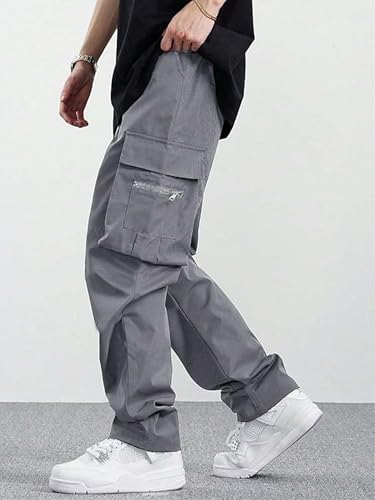 Image of DEEMOON Men's Cargo Pants Outdoor Hiking Multi-Pocket Utility Long Trousers | Men's Cargo