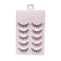 Amazon | 小悪魔まつげの 5 ペア再利用可能なつけまつげつけまつげ拡張