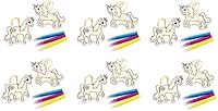 Algopix Similar Product 3 - 6 DIY Color Your Own Wooden Unicorn