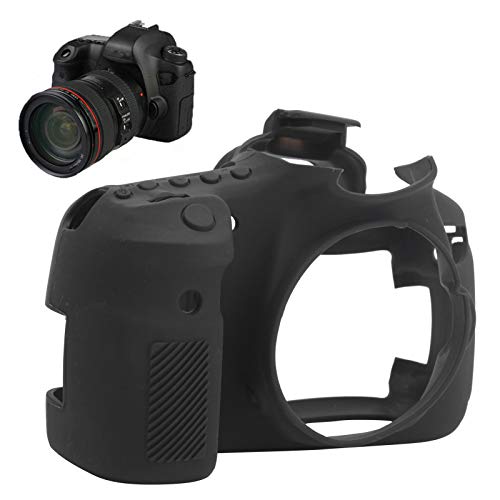 Funda Silicona Protectora para Cámara 60D Negra miniatura 3