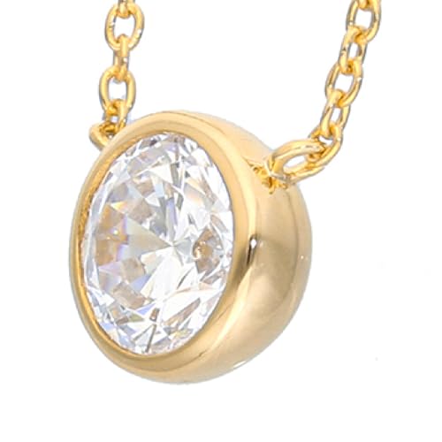 [L&CO.] K18 シンプルダイヤモンドネックレス(0.5ct)