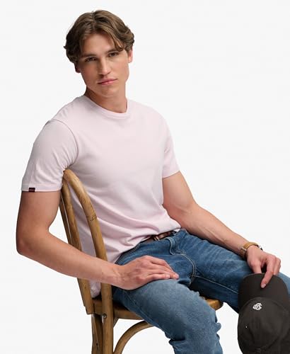 tee shirt manches courtes superdry classic essential tee faint - vue 6