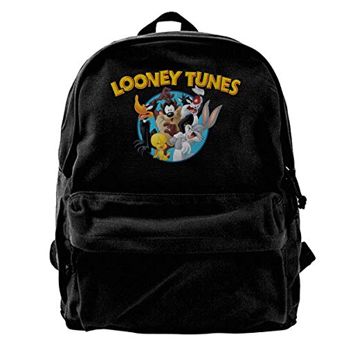 Fashion Casual Canvas Bookbag Bugs Bunny Backpack
