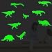 FLY SPRAY Large Size 9pcs Creative Luminous Wall Decorative Dinosaur Sticker Glow in The Dark Light Decor Removable Vinyl Decals Mural Baby Nursery Room