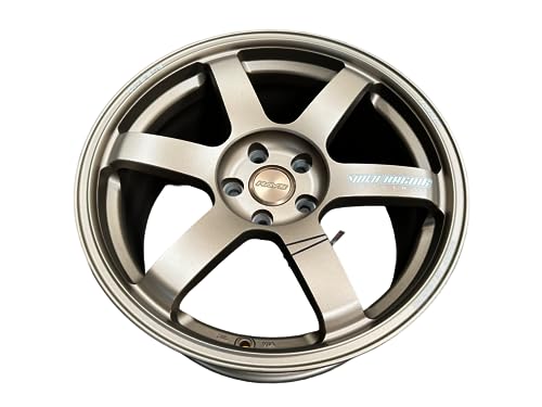 New 18x8.5J NK TE37 Flow Formed Wheel 5x112, Matte Bronze (set of 4 wheels)