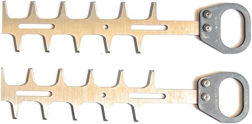 All That Garden 2 Pack 59004-V007 Hedge Trimmer Blades - Compatible with Kawasaki, Maruyama - Chrome Steel