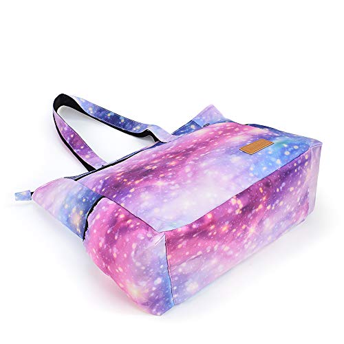 Image of CLOUDMUSIC Shoulder Tote Bag For Nurses Teachers Work Gym Travel Beach Women With Large Capacity Waterproof