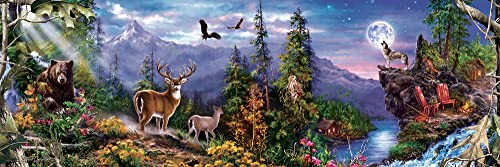 Rompecabezas Panorámico Animales 3 a 13 Anos miniatura 2