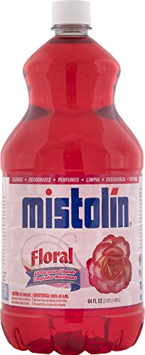 Mistolin Floral, All Purpose Cleaner, 128 Fl Oz, 1 Gallon, Longer Lasting Multi Purpose Cleaner, Best Cleaner for Floors, Bathrooms & Kitchen Appliances Mistolin Floral, All Purpose Cleaner, 128 Fl Oz, 1 Gallon, Longer Lasting Multi Purpose Cleaner, Best Cleaner for Floors, Bathrooms & Kitchen Appliances