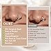 Hypoallergenic Nose Rings Hoops Set for Women Men: 8Pcs 18G Gold/Silver 316L Surgical Stainless Steel Nose Hoops Hinged Clicker Septum Rings for Nose Cartilage Body Piercing Jewelry 6mm 8mm 10mm 12mm