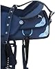 Silla Western de Exhibición Resistencia, Sintética, 10" 12" 13" Pulgadas, Negro y Marrón | Silla ligera con detalles plateados | Asiento acolchado cómodo, estribos ajustables y arnés duradero 6